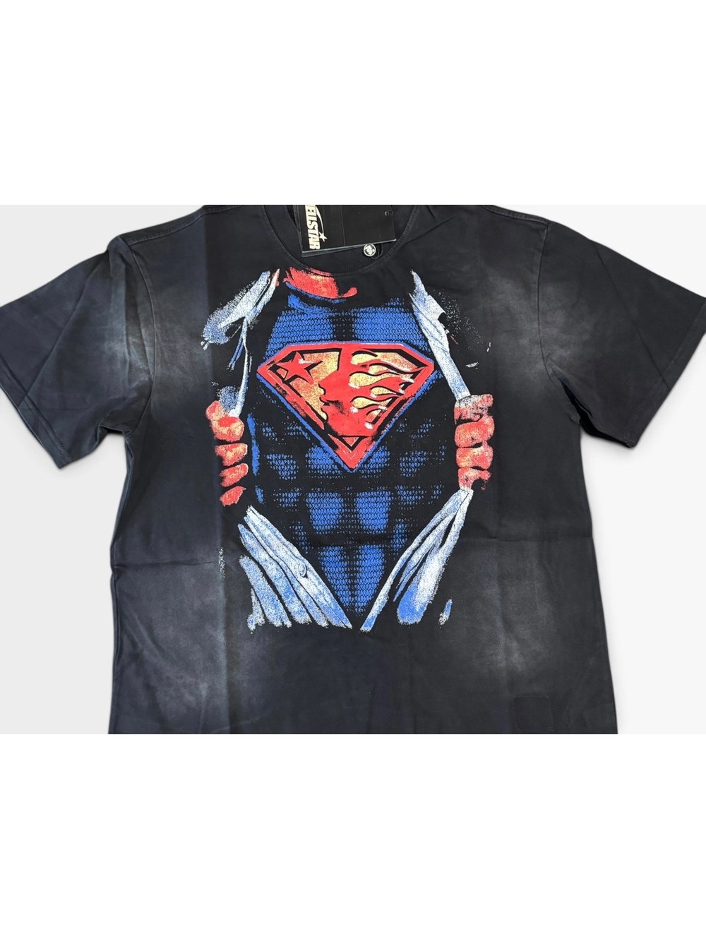 Hellstar Black Superman reveal graphic T-shirt
